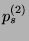 $ p_{s}^{(2)}$