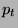 $ p_{t}$