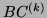 $ BC^{(k)}$