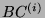 $ BC^{(i)}$