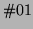 $ \char93 01$