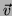 $ \vec{v}$