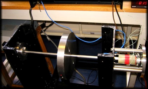 Rotor rig with a SMA active bearing support