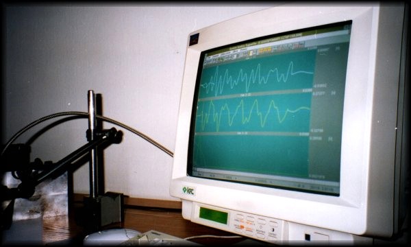 Vibration test of a delaminated glass/epoxy composite plate