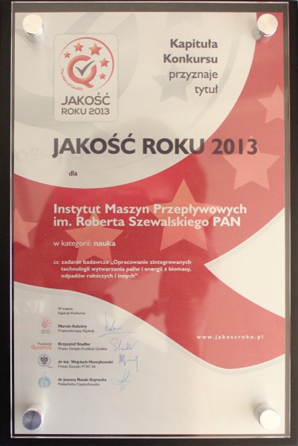Jakość Roku 2013