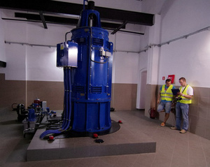 Badania diagnostyczne hydrozespołu w elektrowni wodnej